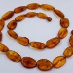 Natūralus Baltijos gintaro karoliai