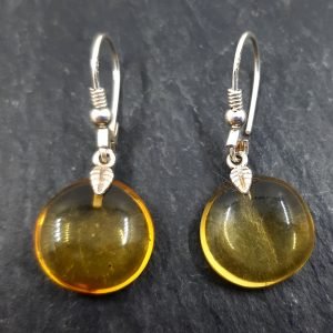 Baltijos gintaro auskarai