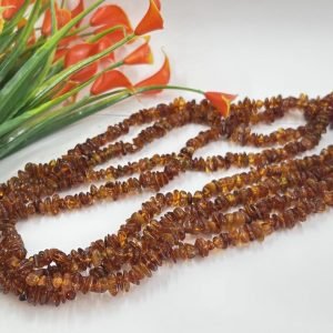 Natūralaus Baltijos gintaro ilgi karoliai