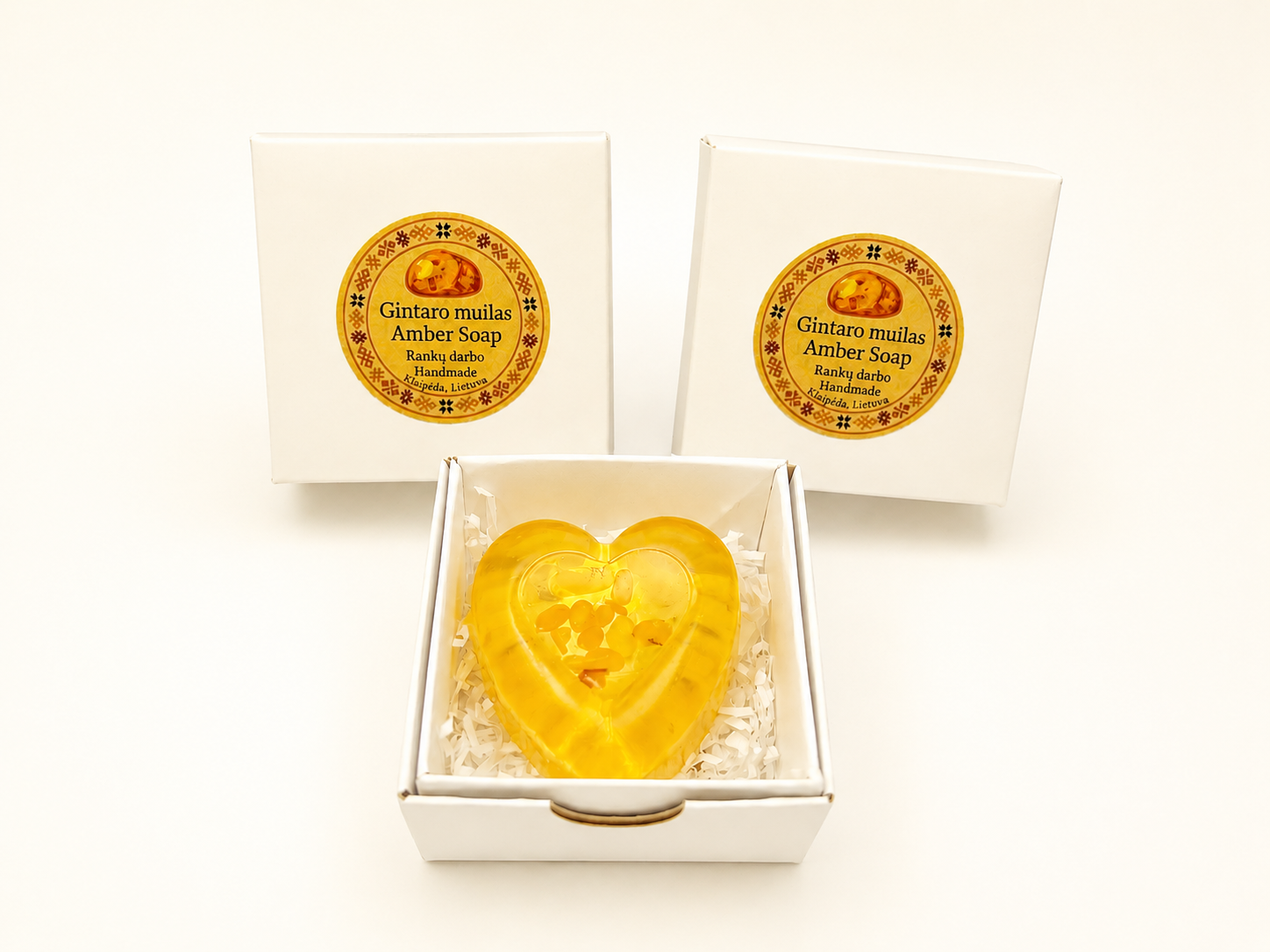 Amber soap “Heart” (Kopija) (Kopija)